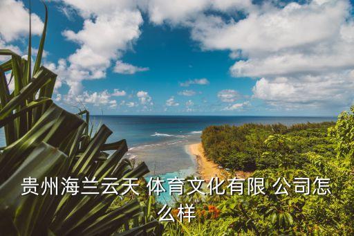 貴州海蘭云天 體育文化有限 公司怎么樣