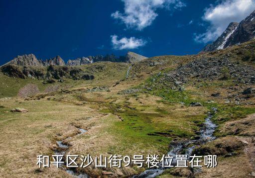 和平區(qū)沙山街9號(hào)樓位置在哪