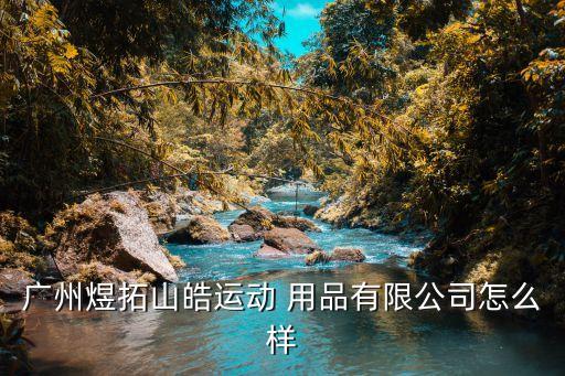 廣州煜拓山皓運(yùn)動 用品有限公司怎么樣