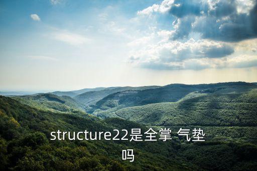 structure22是全掌 氣墊嗎